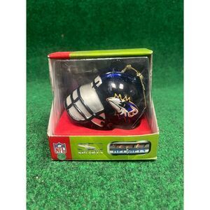 Baltimore RAVENS Team Themed Mini 2" Football Helmet Christmas Ornament - NEW